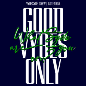 VybeSyde Supporter Tee NAVY Design